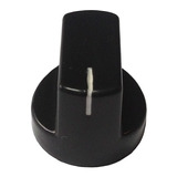 Knob Modelo Fulltone Preto Sem Parafuso (kit Com 20 Knobs)