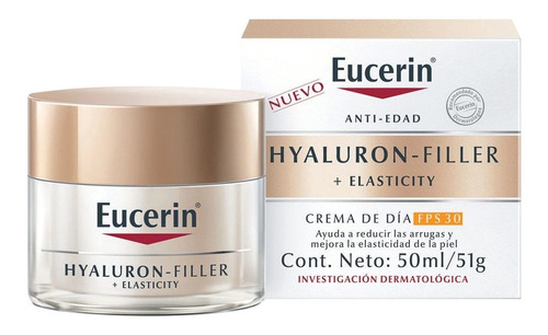 Eucerin Hyaluron Filler + Elasticity Crema Día Fps30 X50ml