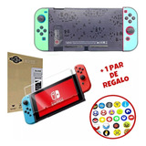 Kit Nintendo Switch  Case Protector + Mica + Pikachu 02