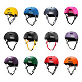 Capacete Niggli Iron Fosco Diversas Cores Cor Lilás + Fita Quadriculada Tamanho Pp 51cm - 54cm