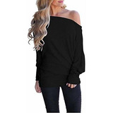 Poetsky Women  S Off Shoulder Tops Casual