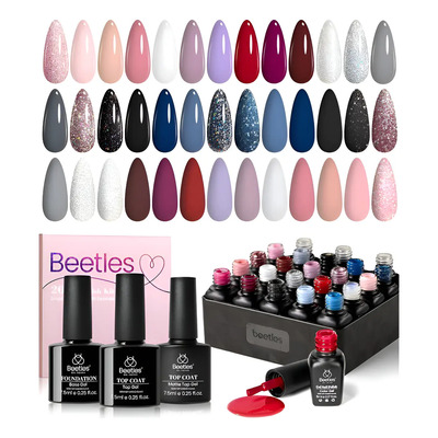 Gel Nail Polish Kit 20 Esmaltes  | Beetles  | Meses sin interés
