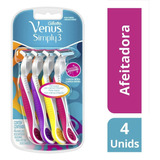 Máquinas De Afeitar Gillette Venus Simply3 4 Un Afeitadora