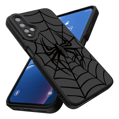Funda Para Huawei Nova 5t, Negro Tpu Carcasa Con Araña Dibujos