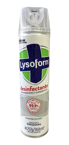 Desinfectante De Ambientes En Aerosol Lysoform X 360 Ml