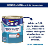 Tinta Acrílica Para Parede Fosca Rende Muito Coral 3,6l Cor Verde Kiwi