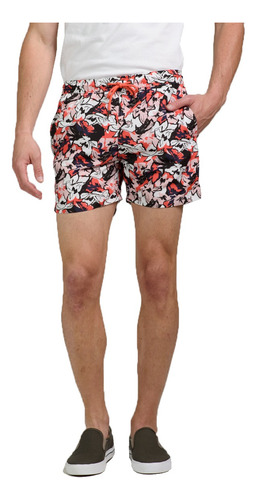 Short Malla Traje De Baño Estampado Hombre Mistral 67012-1