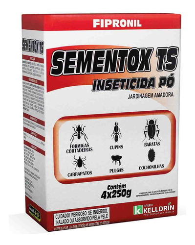 Inseticida Po Sementox Ts 1kg = 4 X 250grs - Kelldrin