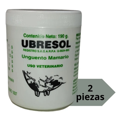 Pomada Ungüento Para Ubres Vacas Lecheras | Envío gratis