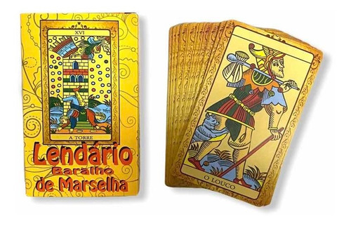 Tarô Tarot De Marselha 22 Arcanos Maiores E Manual/livreto