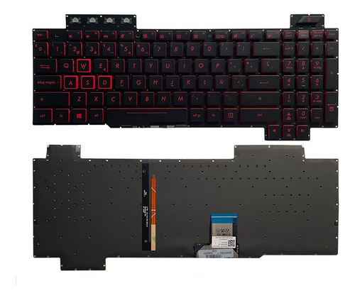 Teclado Asus Tuf Gaming Fx504, Fx505, Fx507, Fx80 Series