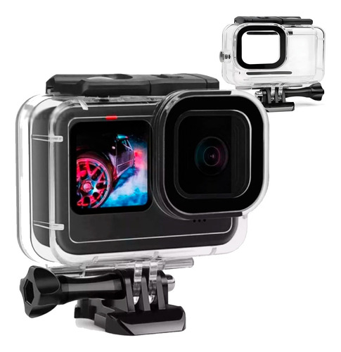 Case Gopro 9 10 11 12 Caixa Estanque Protetora Prova D'água