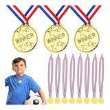 Pack 12 Medallas Grande Premiación Niños Sorpresa Cumpleaños