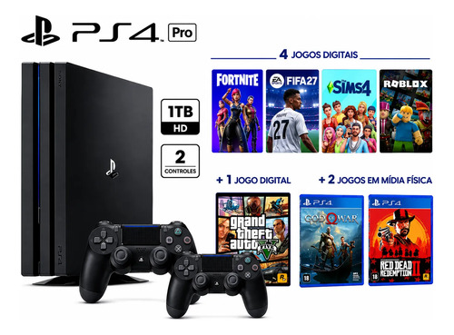 Ps4 Pro 1tb | Mercado Livre