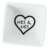 Mrs Y La Sra. Lesbian Gift Para Pareja Juego De Platos De An