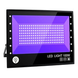 Reflector Barra Led De Luz Uv Violeta 100w Ip66 Para Fiesta