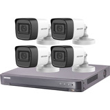 Kit Camaras Seguridad Hikvision Con Audio !!!! 1080p 2mp M3k