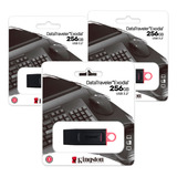 Kit 3 Memoria Usb 256gb Kingston Datatraveler Exodia 3.1 