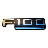 Emblema Insignia F-100 En Guardabarros Ford F-100 99/13 Duty