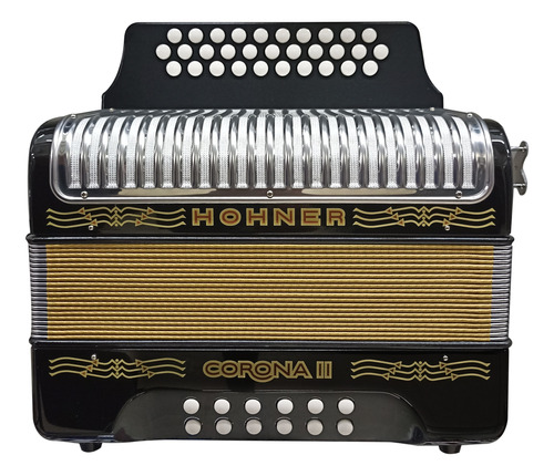 Acordeon Hohner Corona Ii A56411 F/bb/eb 31 Botones 12 Bajos