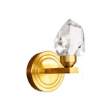 Arandela De Led Dourada Pedra Cristal Parede Quarto Sala Cor Dourado Bivolt