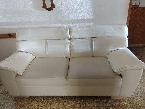 Sillón De Cuero Blanco