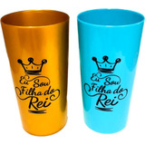 100 Copos Longdrink 320ml Personalizados Acrilico Frent/ver