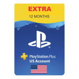 Cartão Psn Plus Extra 12 Meses Assinatura Americana