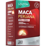 Maca Peruana 2000mg Com 60 Capsulas - Original