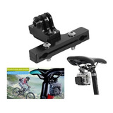 Holder Soporte Aluminio Asiento De Bicicleta Gopro Garmin 