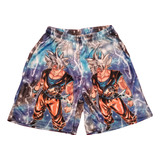 Bermudas Para Niños Dragon Ball Full Estampado