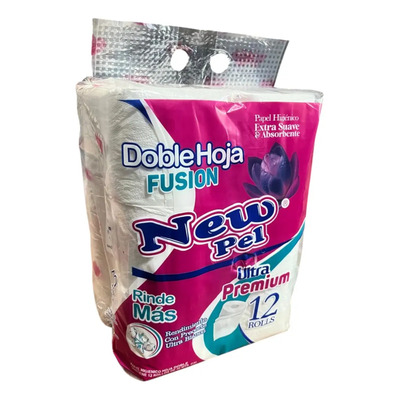 Papel higiénico New Pel Premium doble hoja 30 m de 12 u | MercadoLibre