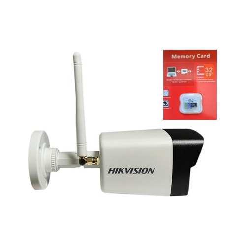 Camara Seguridad Hikvision Wifi Inalámbrica O Lan + Sd 32g