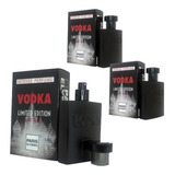 Kit Com 3 Perfumes Vodka Limited For Men Masculino 100ml Atacado