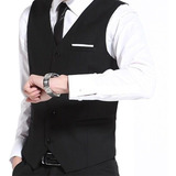 Chaleco De Traje Formal Para Hombre Para Negocios Casual