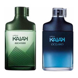 Perfumes Natura Kaiak Aventura E Kaiak Oceano Masc 100 Ml