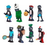 Set 8 Figuras Plantas Vs Zombies 9 Cm Vol. 2