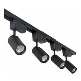 Kit 4 Spots Led 7w Com 1 Trilho Eletrificado De 1 Metro