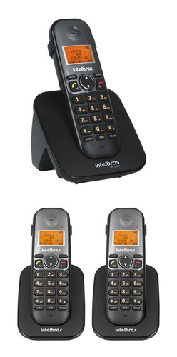 Kit Telefone Sem Fio Ts 5120 + 2 Ramais Ts 5121 Intelbras