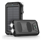 Cargador Portatil De Energia Solar 36800mah (1 Pieza)