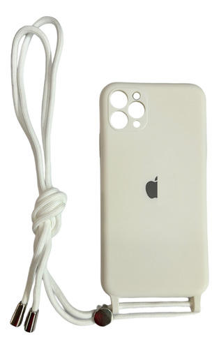 Funda Colgante Silicona Felpa Cordon Para iPhone 11 Pro Max