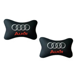 Par (2) Almohadon Cervical Viscoelastico Auto Logo Audi