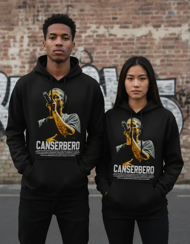 Sudadera Canserbero, Unisex Capucha Y Cangurera 08