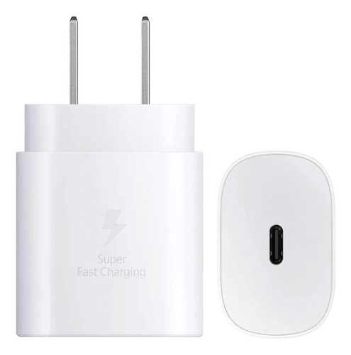 Cargador Samsung 25 W Usb-c Con Cable Blanco