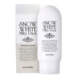 Snow White Milky Pack Crema Coreana Aclarante Inmediata +gif