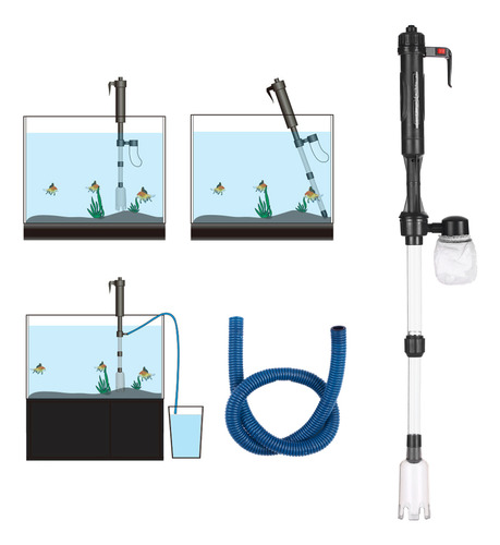 Aspiradora Limpiadora De Grava Con Sifón Eléctrico