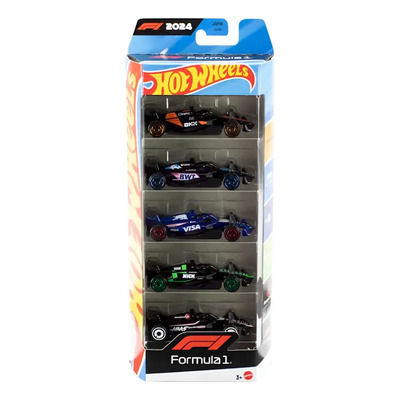 Hot Wheels Racing Paquete De 5 Autos F1 Mattel | Envío gratis