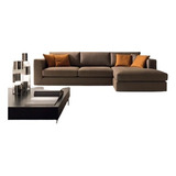 Sillon Sofa Esquinero En Chenille 3 Cuerpos Premiun C Placa