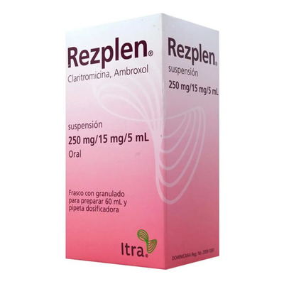 Rezplen Suspensión Oral 250 Mg\u002F15 Mg\u002F5 Ml, 1 Frasco 60 Ml | Envío gratis