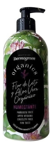 Dermogreen Humectante Loto Y Aloe Leche Cuerpo Y Manos 500ml